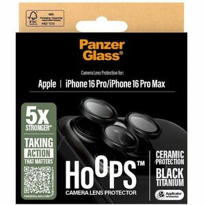 Panzer Glass Panzerglass ?� Hoops?� Ceramic Camera Lens Protector Iphone 16 Pro 1282
