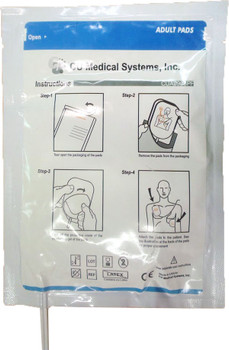 Cu Medical Nf1200 Ipad Replacement Adult Electrode Pads 1 Pair White CM0486