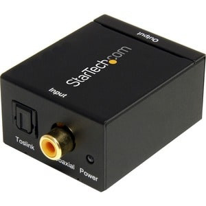 Startech Spdif Digital Coaxial Or Toslink Optical To Stereo Rca Audio Converter SPDIF2AA