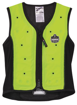 Ergodyne Premium Dry Evaporate Cooling Vest Lime Green Size M EY6685M