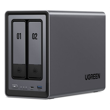 Ugreen NASync DXP2800 NAS Compact Intel� N N100 8 GB DDR5 UGOS Pro Black 25227