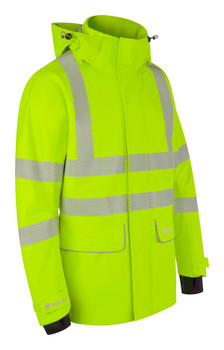 Beeswift Stormwear Mens Hi-Vis Jacket Saturn Yellow Size 3XL BSDSJSY3XL