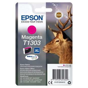Epson Stag Singlepack Magenta T1303 DURABrite Ultra Ink C13T13034012