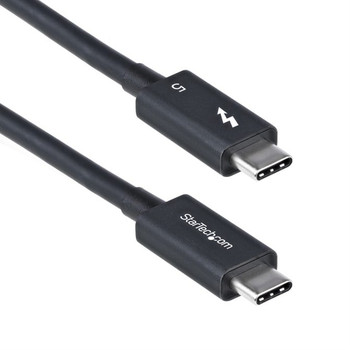StarTech.com 1.5ft 50cm Thunderbolt 5 Cable 80Gbps/Up to 120Gbps 240W PD 8K 60Hz TBLT5MM50CM240W