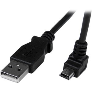 Startech 2M Mini Usb Cable A To Down Angle Mini B Cable for Digital Camera Hard USBAMB2MD