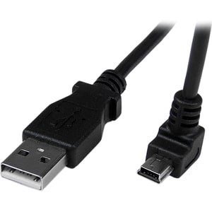 Startech 2M Mini Usb Cable A To Down Angle Mini B Cable for Digital Camera Hard USBAMB2MD