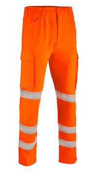 Beeswift Envirowear Recyclable Trousers Orange Size 28S EWCTROR28S
