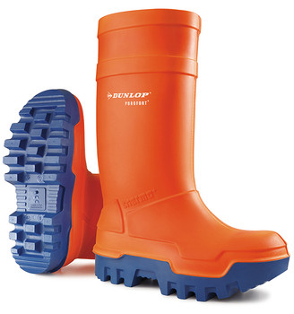 Dunlop Purofort Thermo+ Full Safety Wellingtons Orange Size 10 C66234310