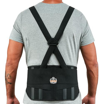 Standard Elastic Back Support Black Size XL EY1600XL