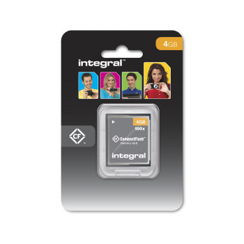 Integral INCF4GV2 4Gb Compact Flash Memory Card INCF4GV2