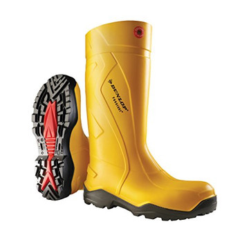 Dunlop Purofort +Full Safety Wellingtons Yellow Size 5 C76224105