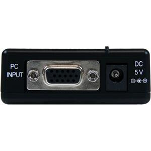 Startech High Resolution Vga To Composite Rca Or S-Video Converter Pc To Tv Vga VGA2VID