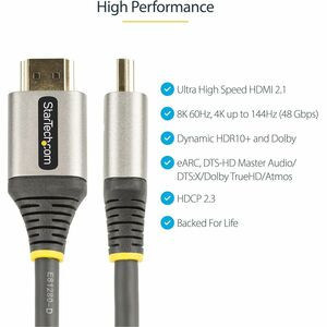 Startech 3.66 M Hdmi Video Cable 1 Cable for Audio/Video Device Monitor Tv Works HDMM21V4M