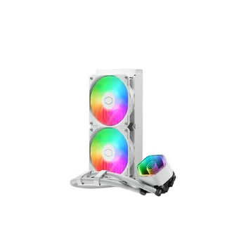 Cooler Master MasterLiquid 240 Core II White Processor Liquid Cooling Kit 4.72 1 MLW-D24M-A18PA-RW