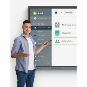 Benq Board Essential Re7504 1905 Mm 4K Uhd Lcd Collaboration Display Arm Cortex 9H.F9FTK.DE8