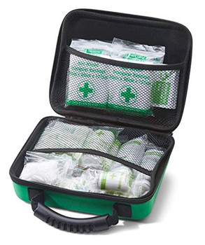 Click Medical Hse 1-10 First Aid Kit In Medium Feva Bag Green CM0262