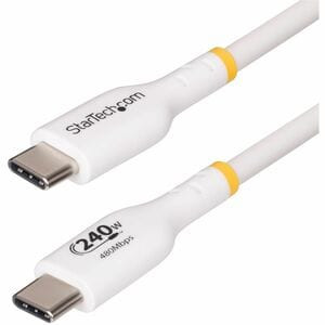 Startech 3M White Usb-C Charging Cable Usb-If Certified Usb C Cable 240W Pd Epr USB2EPR3MW