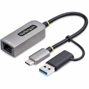 Startech 2.5Gbe Usb-C To Ethernet Adapter With Usb-A Converter Nbase-T Nic Usb 3 U2GA-USB-C-ETHERNET