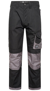 Jcb Workwear Trade Rip Stop Trousers Black/Grey Size 40 D+II-40