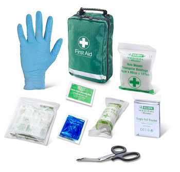 Click Medical Bs8599-1:2019 Bsi Personal Issue Pack In Bag Green CM0008