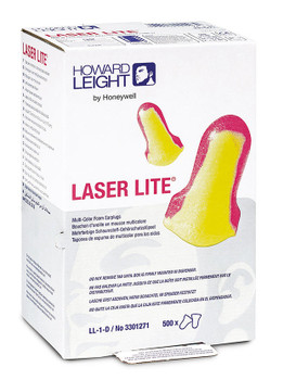 Honeywell Laser Lite Ls500 Uncorded Ear Plugs Dispenser Refill Yellow HL3301271