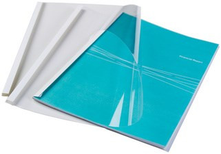 Fellowes 53151 binding cover A4 Plastic Transparent White 100 pcs 53151