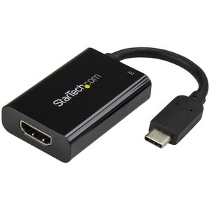 Startech Usb C To Hdmi 2.0 Adapter 4K 60Hz With 60W Power Delivery Pass-Through CDP2HDUCP