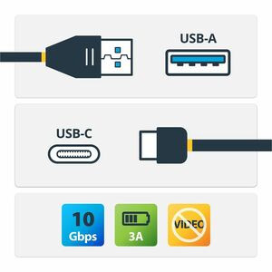 Startech 0.5 M Usb To Usb C Cable M/M Usb 3.1 10Gbps Usb A To Usb C Cable Usb 3. USB31AC50CM