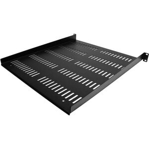 Startech 1U Vented Server Rack Cabinet Shelf Fixed 20" Deep Cantilever Rackmount SHELF-1U-20-FIXED-V
