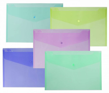 Snopake 15914 ReBorn Recycled Foolscap Polyfile Pack of 5 REBORNFOOLSCAPPOLYFILE