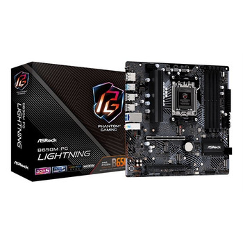 Asrock B650M PG LIGHTNING AMD B650 Socket AM5 Micro ATX B650M PG LIGHTNING