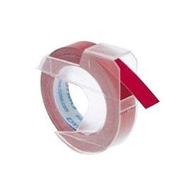 Dymo S0898150 White on Red Embossing Tape S0898150