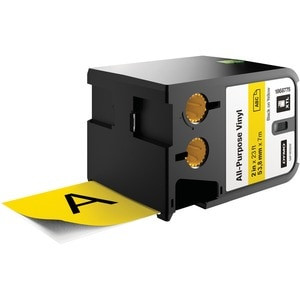 Dymo All-Purpose Vinyl Black On Yellow Black Thermal Transfer Vinyl Belgium40 60 1868775