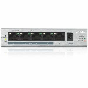 Zyxel Gs1005Hp Unmanaged Gigabit Ethernet 10/100/1000 Full Duplex Power Over Eth GS1005HP-GB0101F