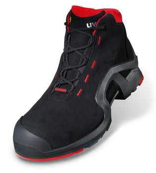 Uvex 1 X-Tended Support S3 Src Lace-Up Boots Black / Red Size 5 UV8517205