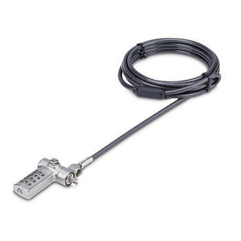 StarTech.com Universal Laptop Cable Lock 6.6ft 2m Serialized Security Cable for UNIVCS-LAPTOP-LOCK