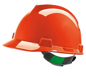 Msa V-Gard Safety Helmet Orange MSAGV161OR