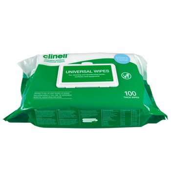 Clinell Universal Wipes White CM1907