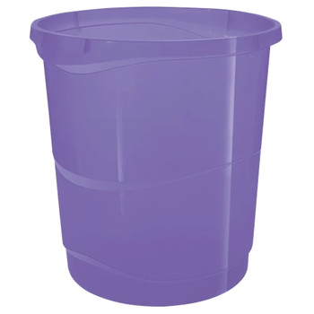 Esselte Colour'Breeze Waste Paper Bin Purple 628462 628462