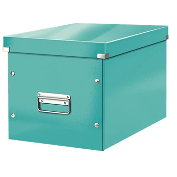 Leitz Box Click & Store WOW Cube Large Storage Box Ice Blue 61080051 61080051