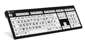 Logickeyboard LKB-LPBW-BJPU-FR Nero Keyboard Home Usb Azerty LKB-LPBW-BJPU-FR