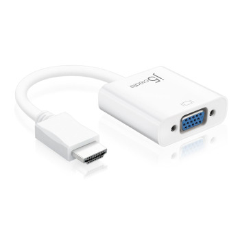 j5create JDA213 HdmiT To Vga Adapter. White JDA213