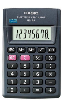 Casio HL-4A Calculator Pocket Basic HL-4A