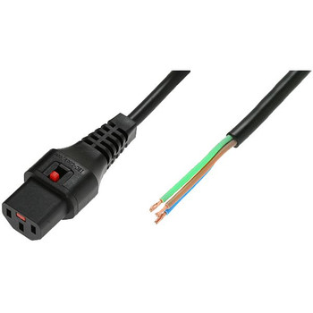 MicroConnect MC-C13OE-LOCK-03S Powercord C13 IEC Lock - Open MC-C13OE-LOCK-03S