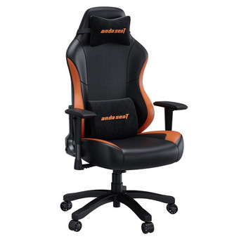 Anda Seat Luna Gaming armchair Padded seat Black Orange AD18-48-BO-PV-EU