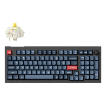 Keychron V5 Max keyboard Universal USB + RF Wireless + Bluetooth QWERTY  Engli V5M-D4-UK