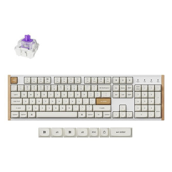 Keychron K10 HE keyboard Gaming USB + RF Wireless + Bluetooth QWERTY  English K10H-Q1-UK