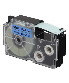 Casio XR-18BU1 Label-Making Tape Black On XR-18BU1