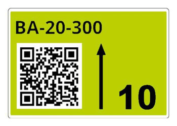 Brother LTZ17055FQR Self-Adhesive Label Rectangle LTZ17055FQR