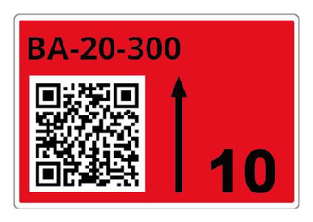 Brother LTZ14075FQR Self-Adhesive Label Rectangle LTZ14075FQR